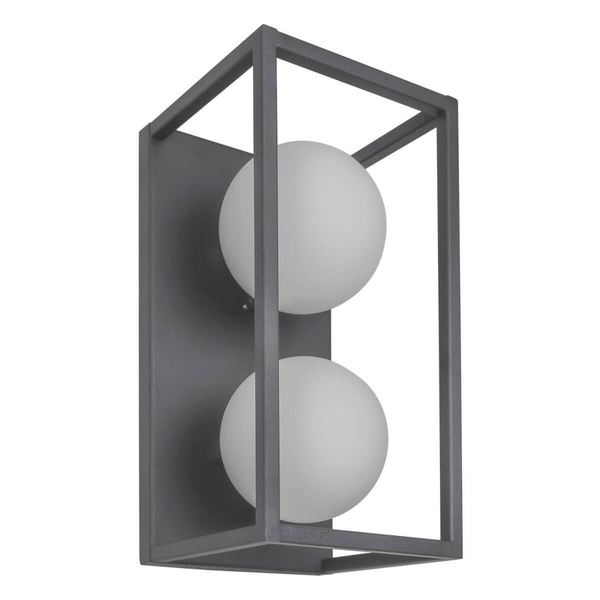 Przyścienna lampa molekułowa Daisy MB-BR4367-W2 GR Italux szary biały