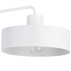 Kinkiet LAMPA ścienna VASCO 31556 Sigma metalowa OPRAWA okrągła na wysięgniku biała