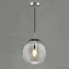 Wisząca lampa do jadalni Ripple SP71-RIP8808 nad stół szklana chrom