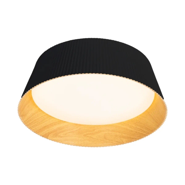 Plafon FABIO C0282 czarny LED 36W 3000K do salonu 46cm