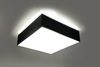 Plafon LAMPA sufitowa SL.0136 kwadratowa OPRAWA natynkowa czarna OUTLET