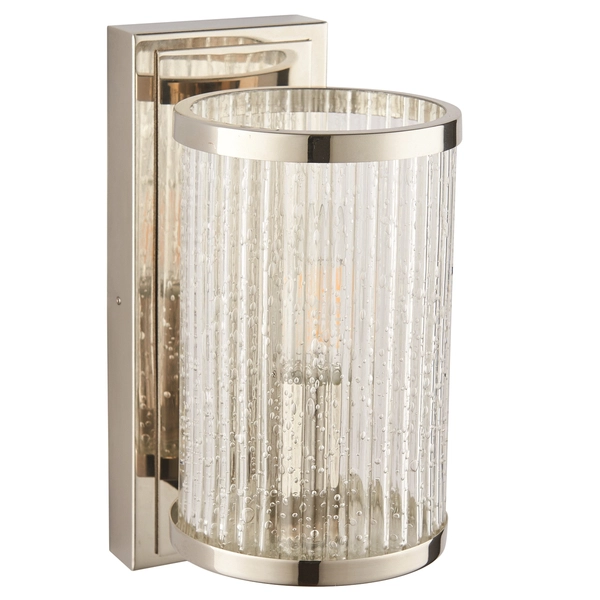 Kinkiet Easton 76259 Endon do jadalni tuba żebrowane szkło nikiel