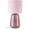 Szklana lampa stołowa Hydra 94546/08 do salonu fioletowa przezroczysta