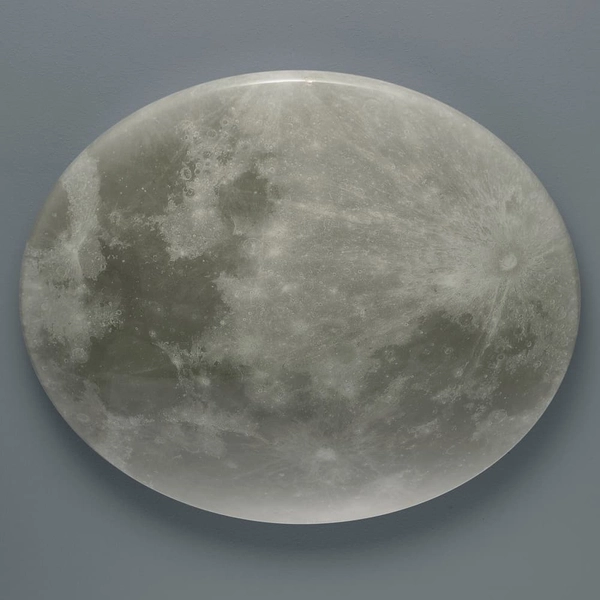 Lampa ścienna moon Lunar 627516000 Trio LED 40W 3000K księżyc ściemnialna biała