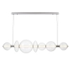 Kulista lampa wisząca Atomo QN-ATOMO-LP7-PC LED 46W 3000K srebrny