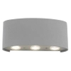 Metalowy kinkiet do ogrodu Carlo LED 4,8W 3000K lampa srebrna