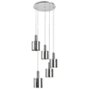 Nowoczesna LAMPA wisząca DONATI 5251 Rabalux szklany zwis kaskada chrom