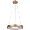 LAMPA wisząca CARMELLA 5055 Rabalux metalowa OPRAWA zwis LED 80W 4000K pierścień ring okrągły złoty