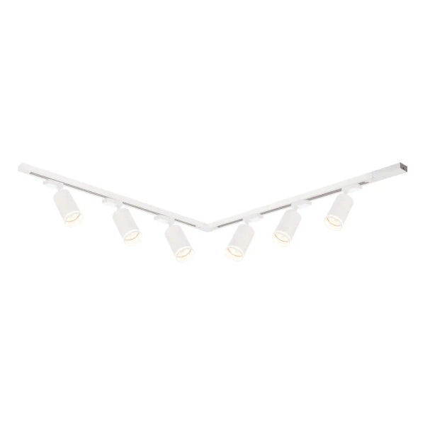 Regulowana lampa sufitowa 2m Pipe Ring Track ML2086 tubki biały