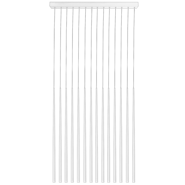 Loftowa lampa wisząca Louise AZ3425 LED 42W 3000k nad wyspę biała