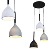 Loftowa LAMPA wisząca AVOLA metalowa OPRAWA zwis kaskada biała czarna szara