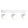 Potrójna natynkowa lampa Dravo LP-9523/3WS WH na belce biały
