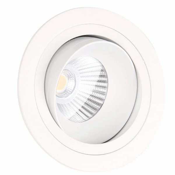 Wpustowa lampka do zabudowy HIDEN H0109 LED10W IP32 3000K do przedpokoju biała