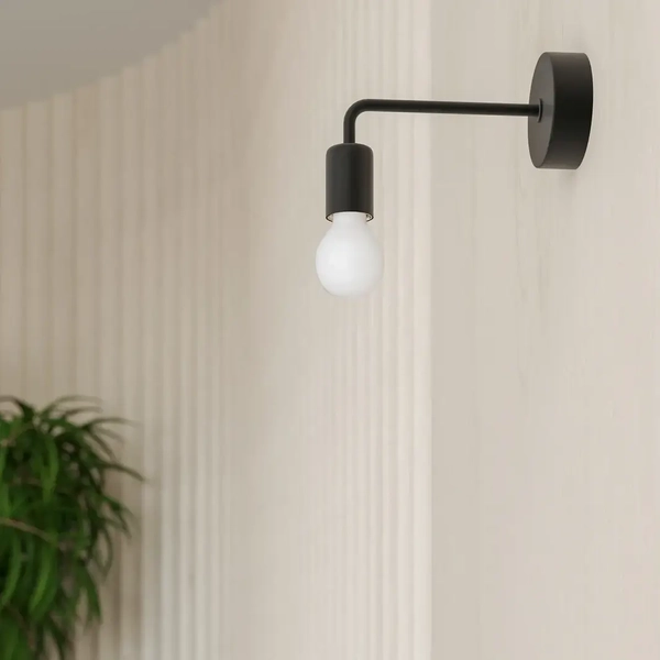 Żyrandol do sypialni Norah SL.1452 Sollux minimalizm czarny