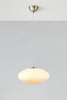 Lampa wisząca nad stół Locus 108437 Markslojd owalna szklana biała