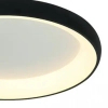 Nowoczesny plafon ledowy 2048 LED 43W 3000K okrągły ring czarny