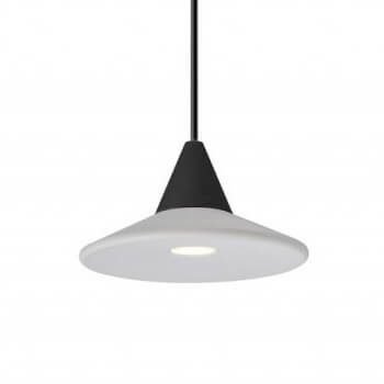 Kuchenna lampa wisząca dysk TENTOR AZ3098+AZ3099 LED 7W 3000K czarny biały