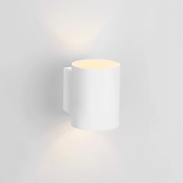 Naścienna lampa do przedpokoju SALAS LE44376 tubka sopel biała