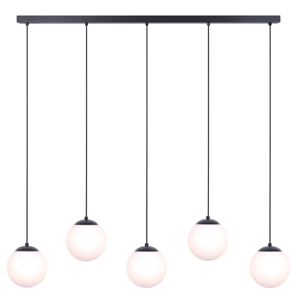 Kule wiszące na listwie CAMINA K-4747 nowoczesna lampa czarna