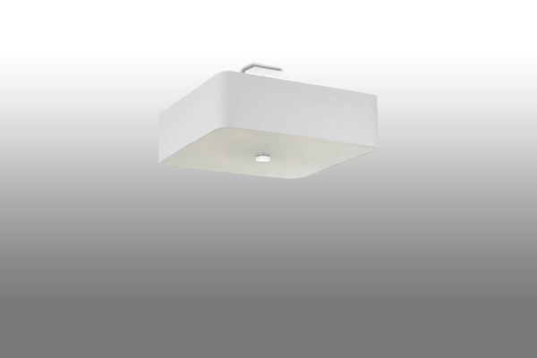 Sufitowa LAMPA kwadratowa SL.0775 abażurowa OPRAWA loftowy plafon biały