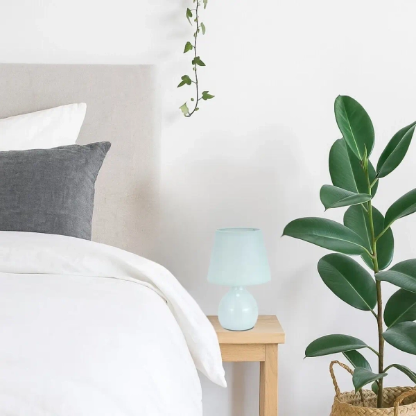 Nowoczesna lampka nocna Ingrid 74077 do czytania jasno zielony