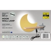 Księżycowa lampka nocna Kids Moon 21-84460 LED 5W drewno żółta szara