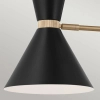Podwójna lampa wisząca nad stół Phix KL-PHIX-2-LINEAR-CBB regulowana czarna