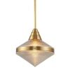 Wisząca lampa vintage Willard QN-WILLARD-P-VBS-PG mosiądz
