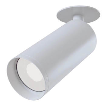 Punktowa lampa sufitowa Focus C018CL-01W z regulacją biała