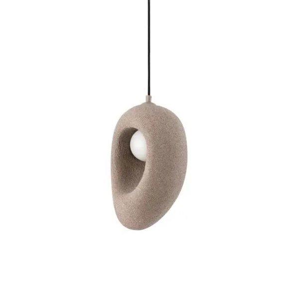 Salonowa wisząca lampa LONTIZA LE45336 nad stół brązowa