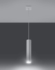 Podwieszana lampa LAGOS 1 SL.0323 Sollux tuba nowoczesna biała