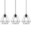 Industrialna lampa wisząca VEN W-L 1210/3 druciana czarne