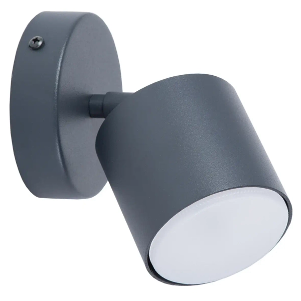 Kinkiet naścienny Mila 1 41358 do salonu tuba metalowa grafitowa