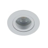 Lampa sufitowa AURA białe oczko regulowany kąt podtynkowe 1xGU10 IP65 10572