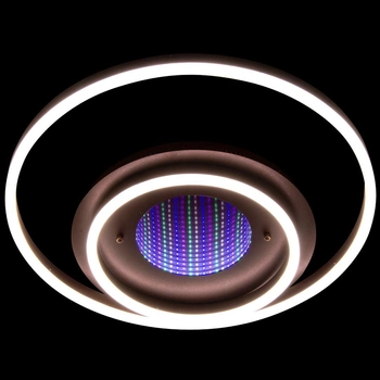 Lampa sufitowa ringi VEN MX55011/2L LED 100W 3000-6000K białe brązowe