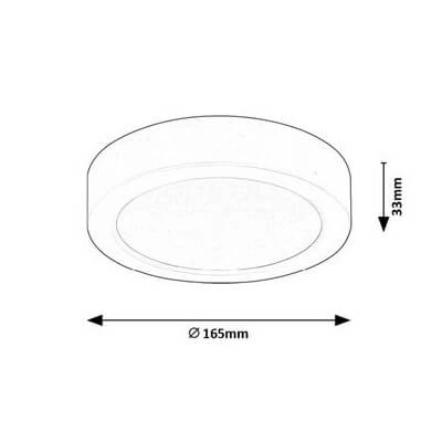 Ledowa lampa nasufitowa SHAUN2 71211 LED 15W 3000K oczko czarne