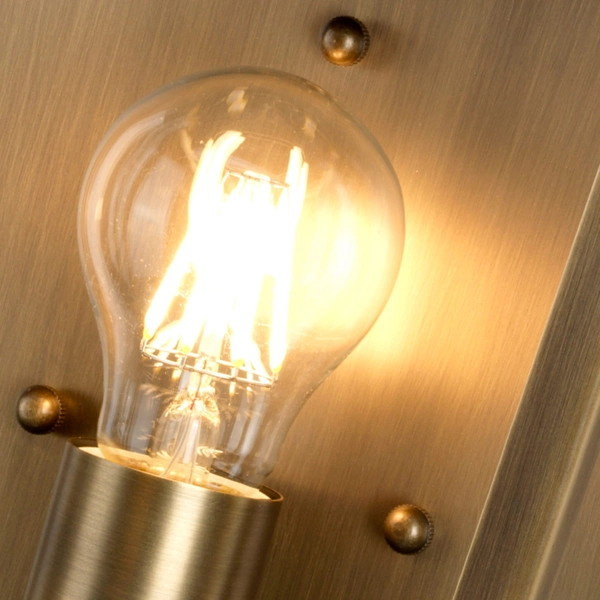 Latarnia naścienna MANSION-HOUSE-BR Elstead elewacyjna mosiądz