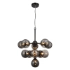 Molekułowa lampa wisząca Oscar 101148 balls czarny przydymiony
