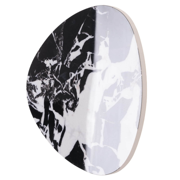 Lampa ścienna do jadalni MARBLES W0391 LED 6W 3000K biała czarna