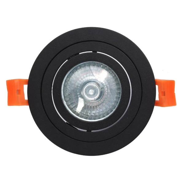 Oprawa halogenowa okrągła 224+64 Domeno LED regulowany kąt światła czarna