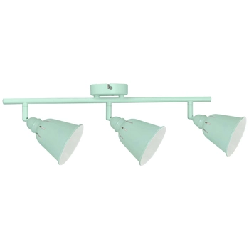 Reflektorowa LAMPA sufitowa FIONA 311078 Polux metalowa OPRAWA regulowany plafon reflektorki retro miętowe