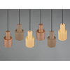 Lampa zwisająca ELIOR DL617319400 kuchenna zwis czarny brązowy multikolor