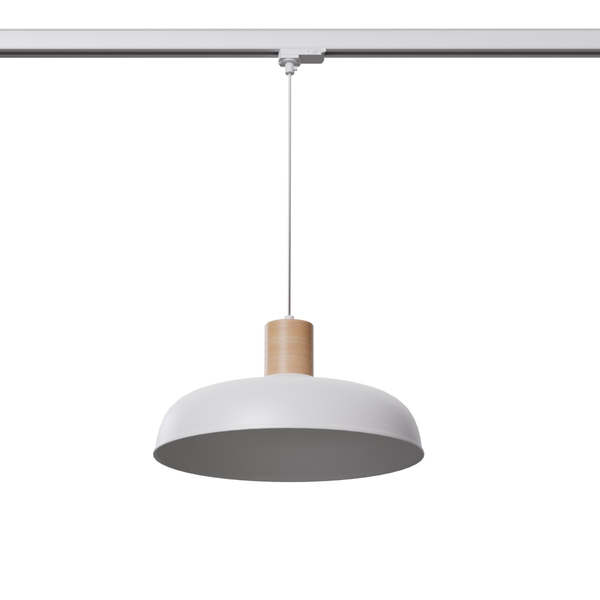 Wisząca lampa 3-fazowa drewniana INDY MYL.00236 z żarówką biały