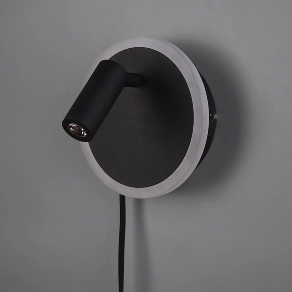 Kinkiet ścienny JORDAN 229210232 Trio LED 7W 3000K tubka czarna