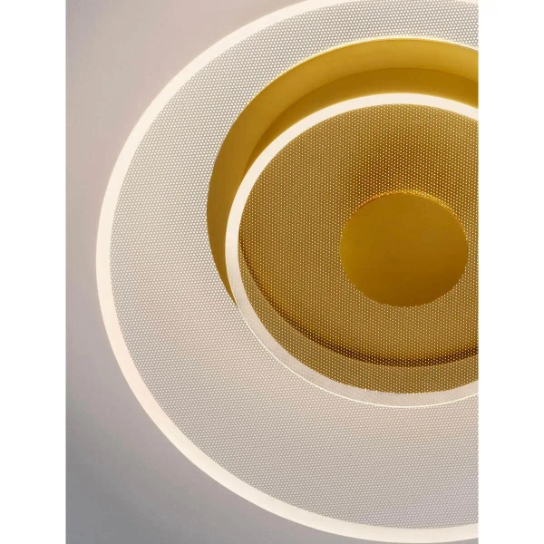 Nasufitowa lampa HUARAL LE44441 LED 29W 3000K okręgi złota przezroczysta