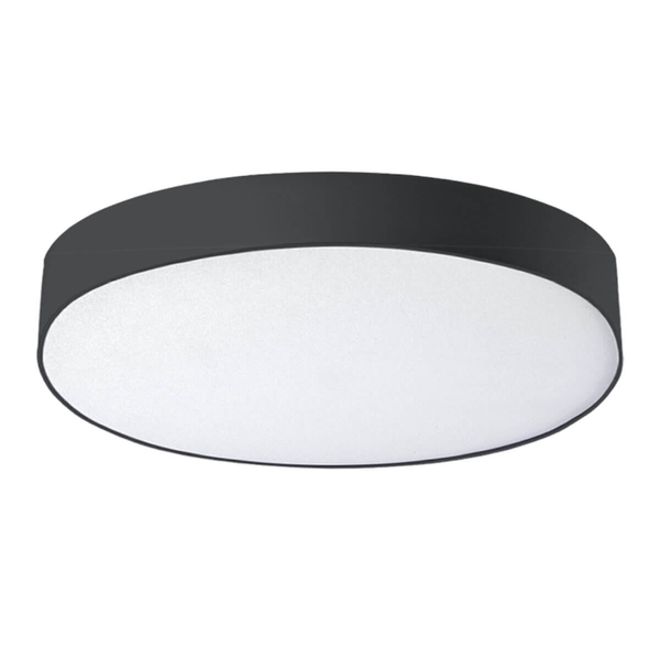 Przysufitowa lampa okrąg MONZA AZ3680 LED 90W 4000K do salonu czarny