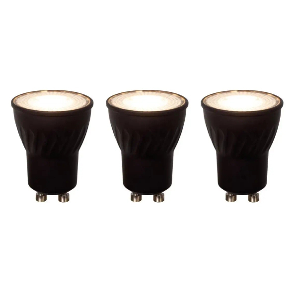 Zestaw żarówek 3 szt. 49094/12/30 GU10 LED 3,8W 2700K 380LM czarne