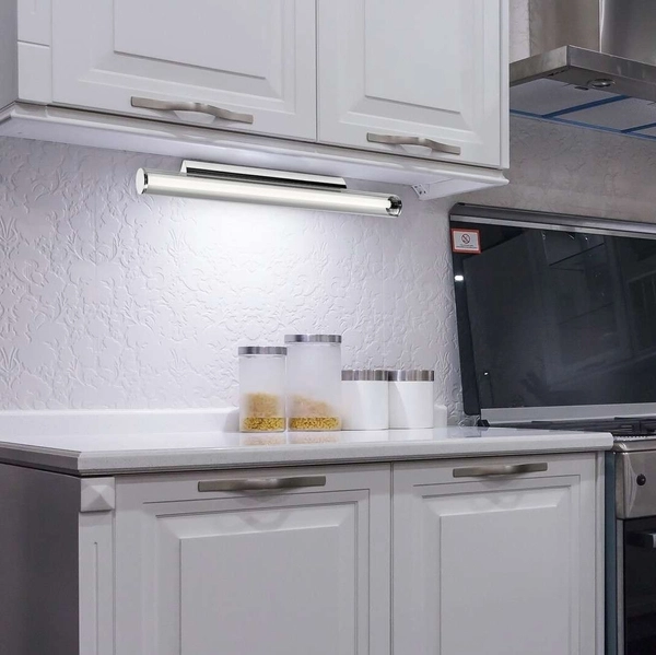 Ścienna LAMPA kinkiet PAULA 6749 Rabalux metalowa OPRAWA tuba LED 12W 4000K okrągła chrom