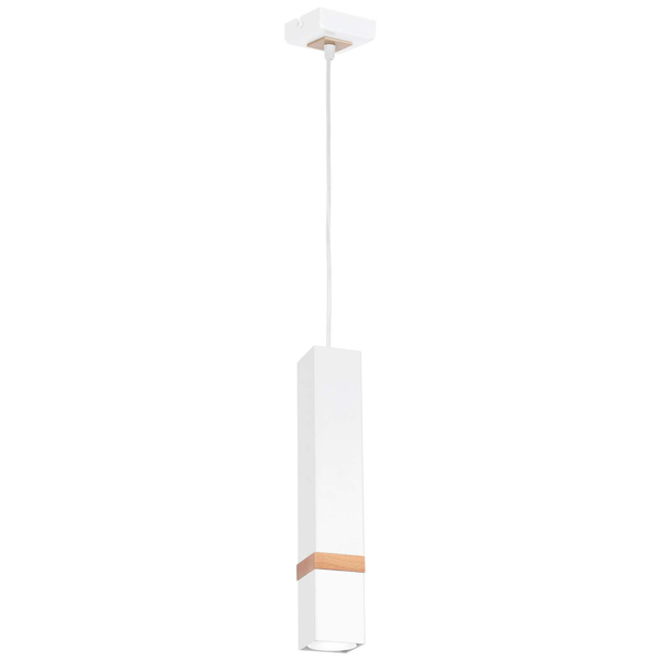 LAMPA wisząca VIDAR MLP5408 Milagro metalowa OPRAWA prostokątny ZWIS skandynawski biały