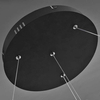 LAMPA wisząca MDECO SLIM/000013/3000/W kwadratowa OPRAWA metalowa LED 64W 3000K zwis ramki białe
